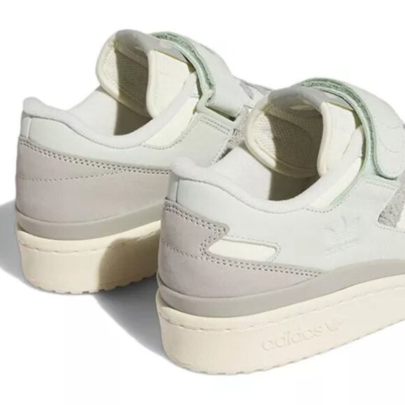 New Adidas Men sz 18 Forum 84 Low Linen Green Grey Off White FZ6298 Sneaker - Picture 5 of 12